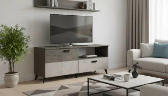 Meuble TV PAMELLA OXID OSSIDO