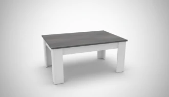 TABLE BASSE MILANO OXID BIANCO